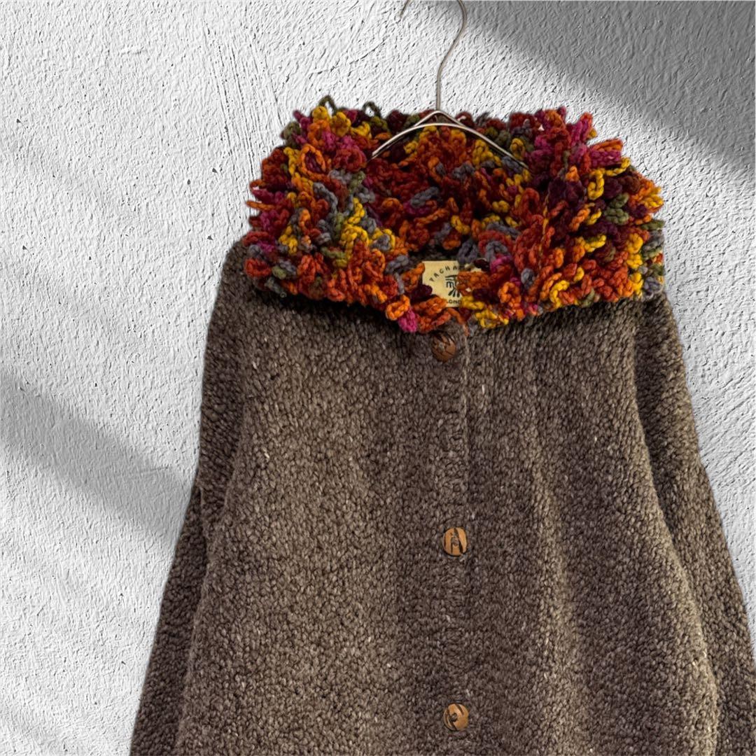 PACHAMAMA /パチャママ ヴィンテージ　ハンドメイド　カーディガン