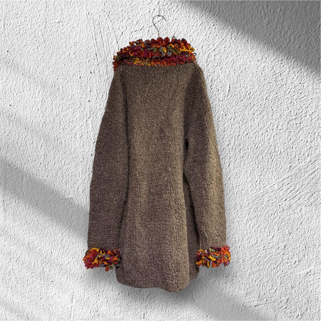 PACHAMAMA /パチャママ ヴィンテージ　ハンドメイド　カーディガン