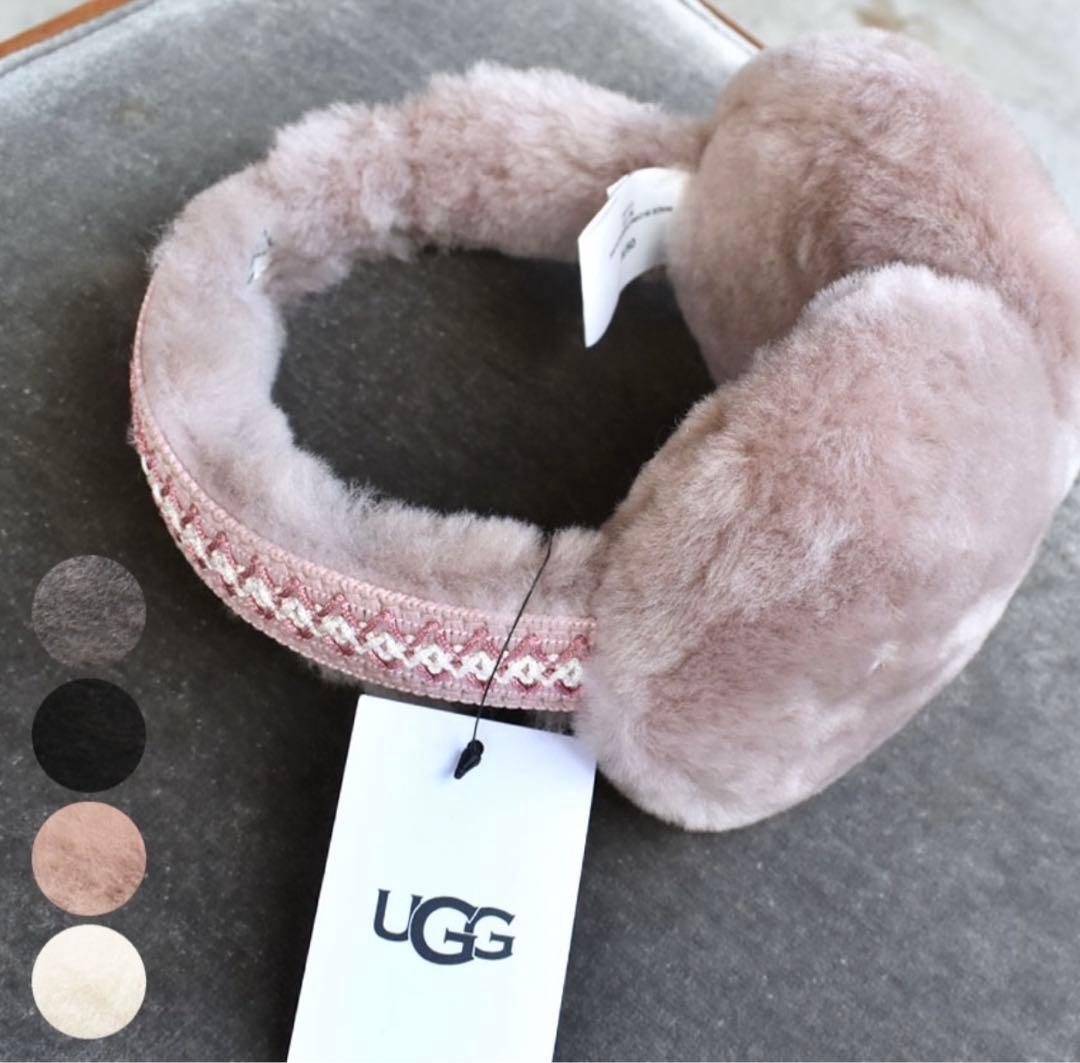 【UGG】激レアカラー　ピンクベージュ　イヤーマフ