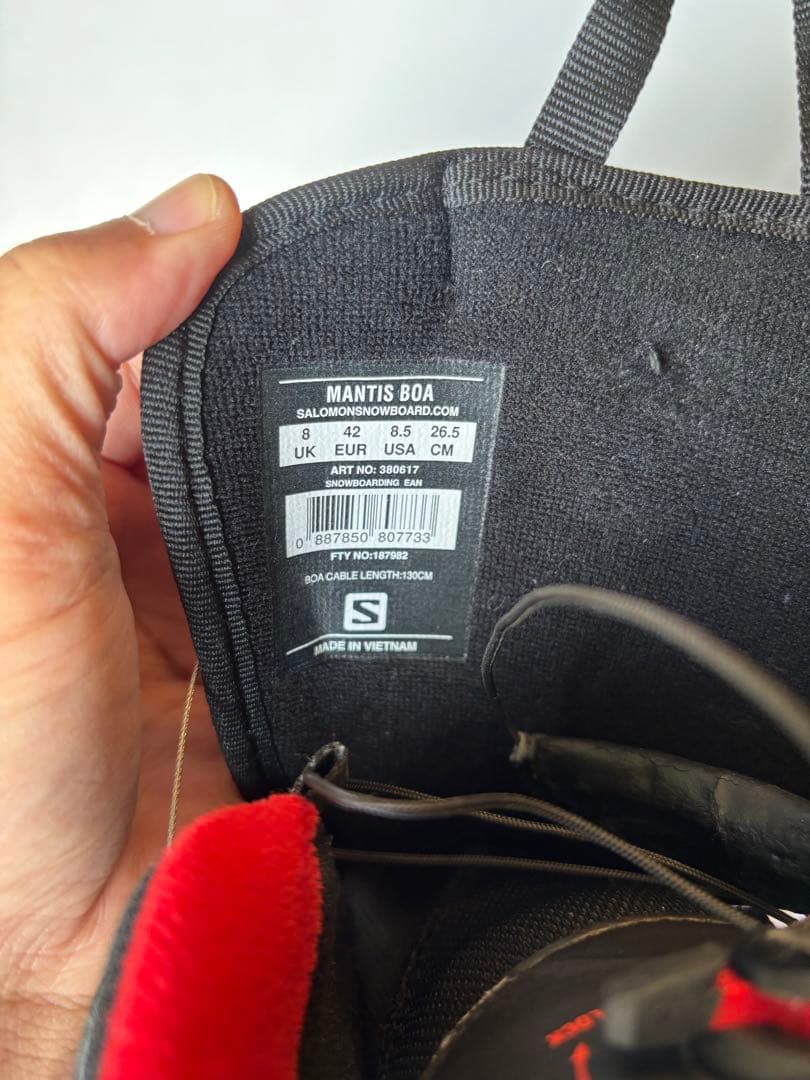 Salomon スノーボードブーツ BOAシステム