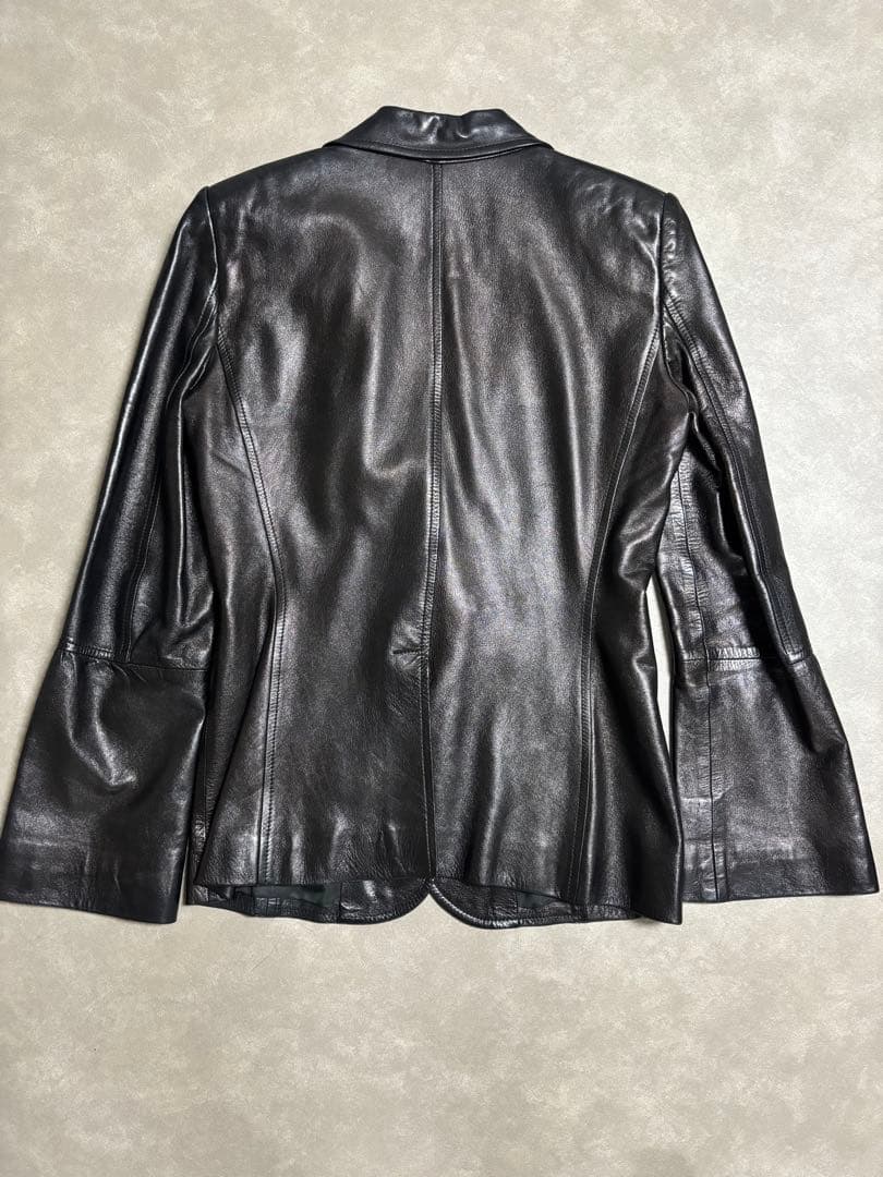 GUCCI ブラック レザージャケット