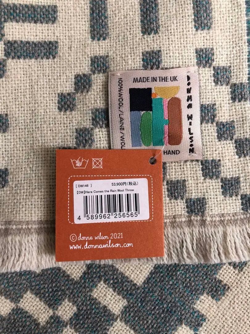 新品未使用 Donnaドナウィルソン スローケット ブランケット ウール