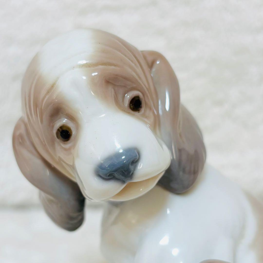 リヤドロ　LLADORO マイフレンド　犬　尻尾に蝶々