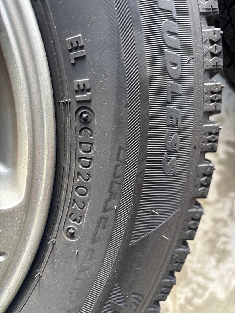 バリ溝早い者勝ち　必ず同時購入　145/80R13 アルミホイールセット　②