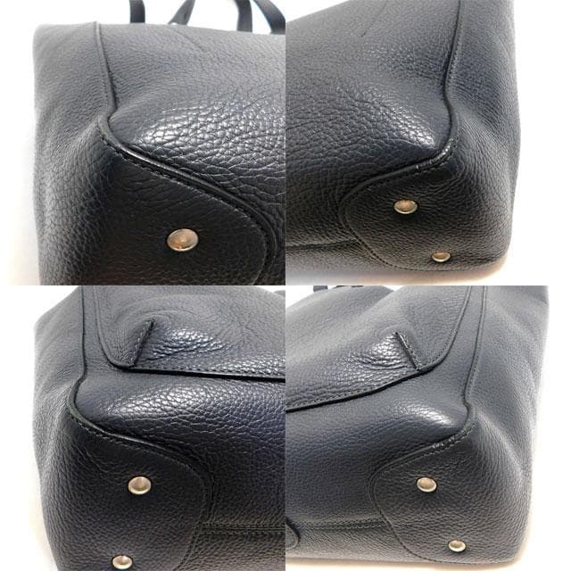 美品Daniel&Bobダニエルアンドボブ トートバッグ A4可 紺 イタリア製