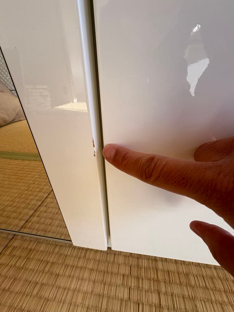 ①【引取or直配送】ニトリ　ワードローブ　クエス　100 ホワイトQUESS