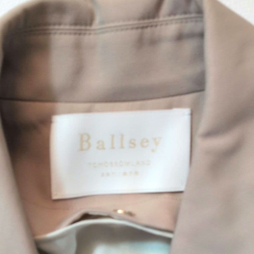 【未使用】Ballseyライナー付き　ウールギャバジン ガウントレンチコート