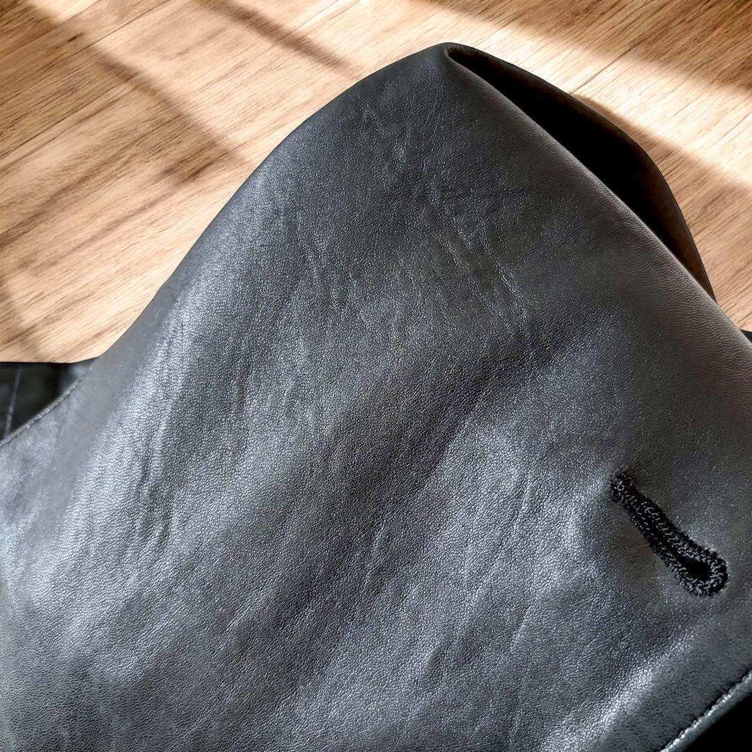 90’s OLD GAP LAMB SKIN LEATHER JACKET