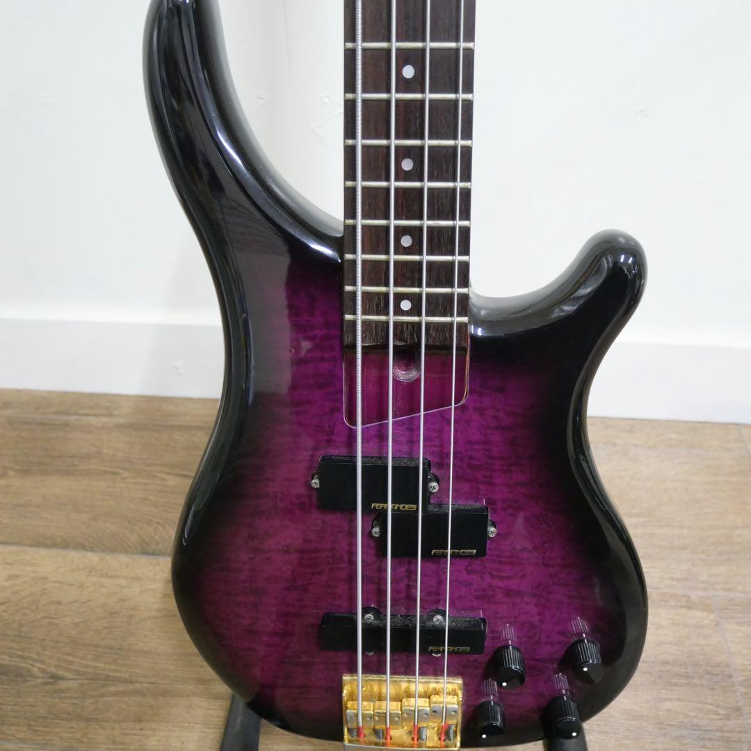 Fernandes エレキベース 紫 4弦