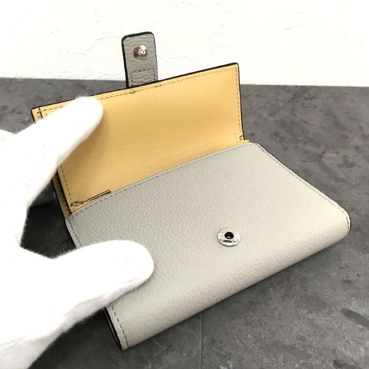 送料込み！ 未使用品 LOEWE バーティカルウォレットスモール 箱付き 378