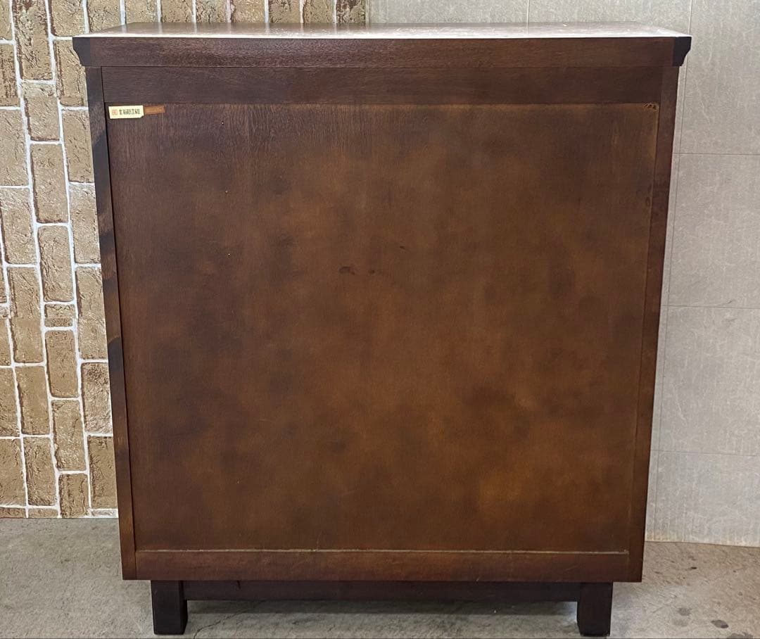 北海道民芸 シューズボックス 靴箱 下駄箱 幅93cm スライド扉