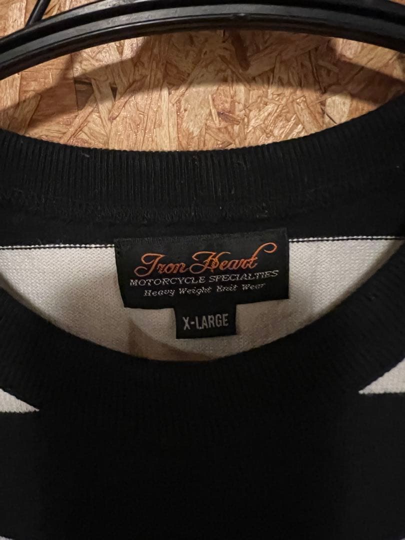 IRON HEART ストライプ 長袖カットソー