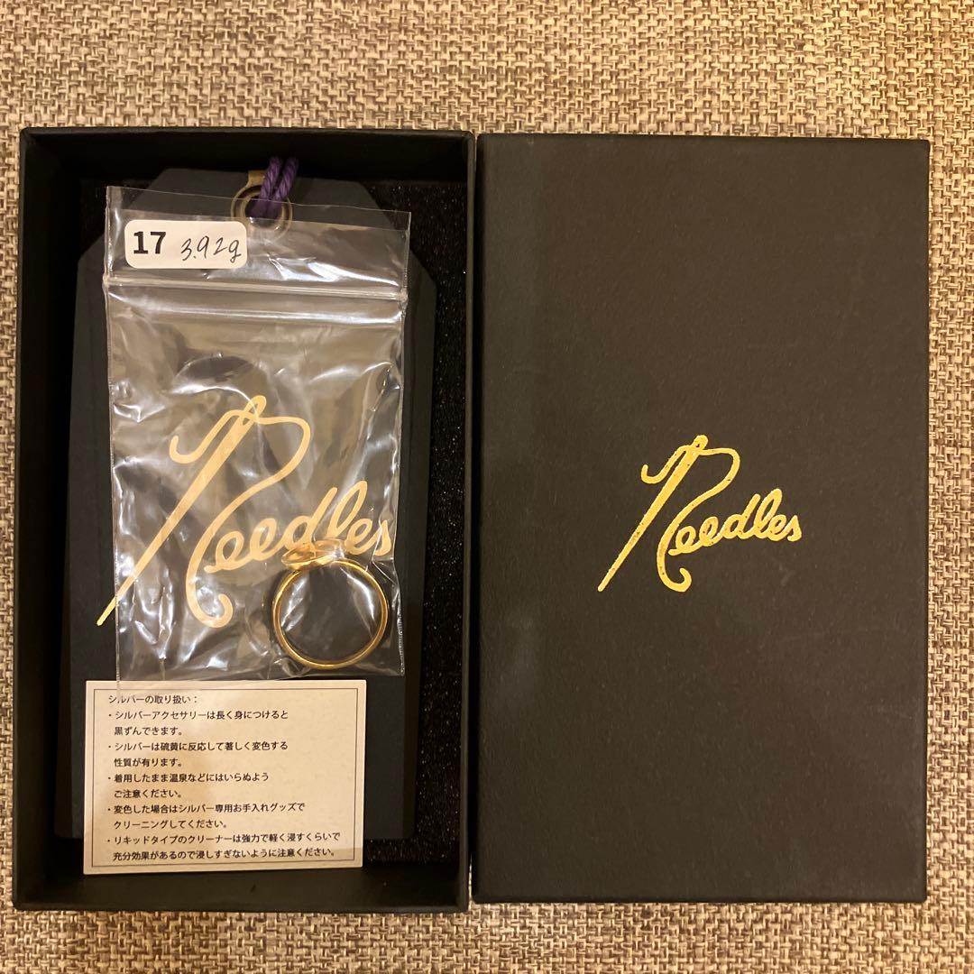 アクセサリー NEEDLES Ring - gold plate \"peace\" \"GOLD\"