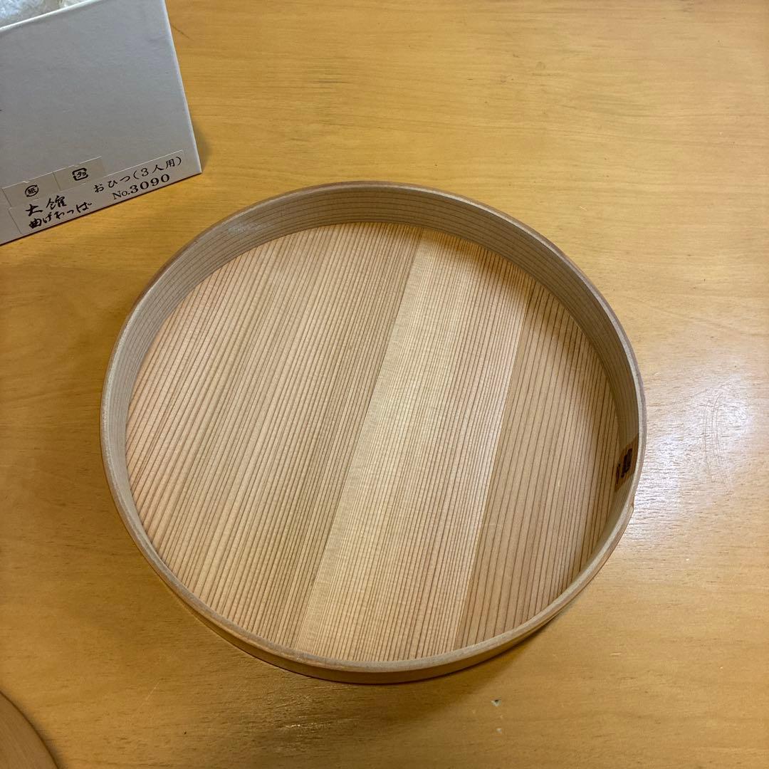 [新品]六寸曲げわっぱ【大舘工芸社製】しゃもじ付き