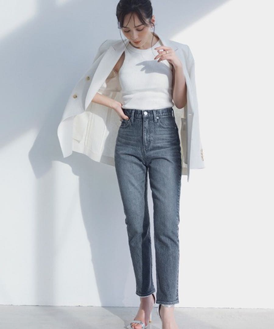 Slim straight denim スリムストレートデニム 1 アニュアンス