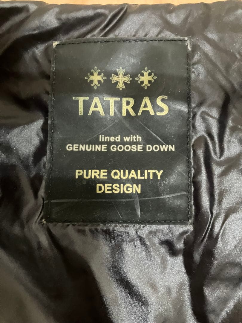 TATRAS タトラス レディースダウン ファー取り外し可能 色ブラック