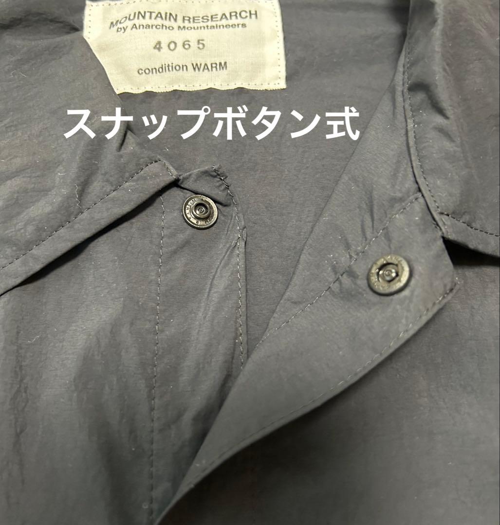 トップス MOUNTAIN RESEARCH / COACH SHIRT