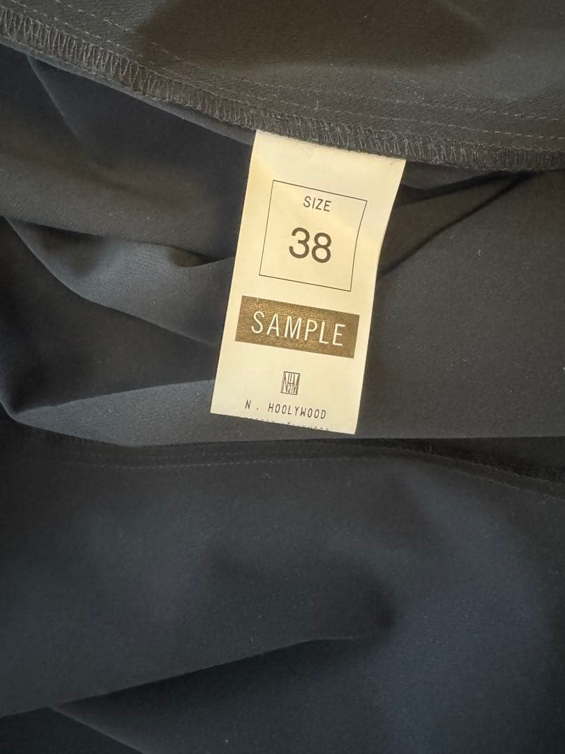 N.ハリウッド フェイクレザーシャツ サイズ38 サンプル品