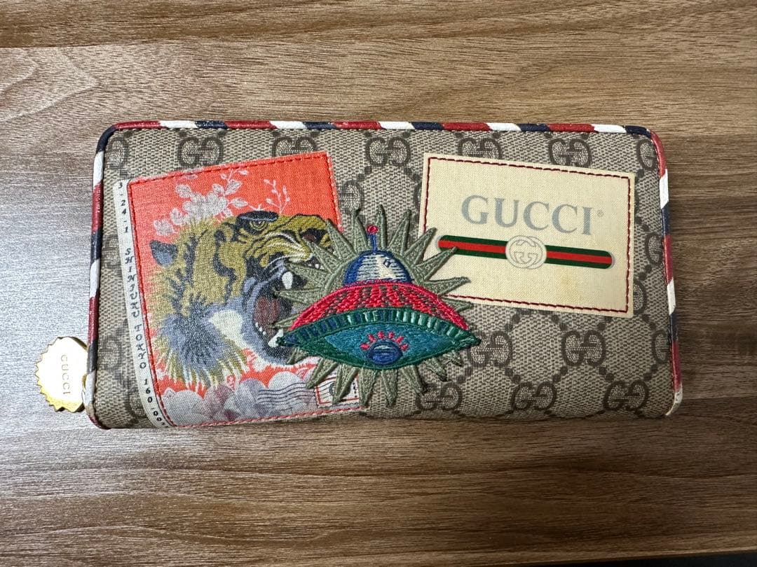 GUCCI 長財布　タイガーシリーズ