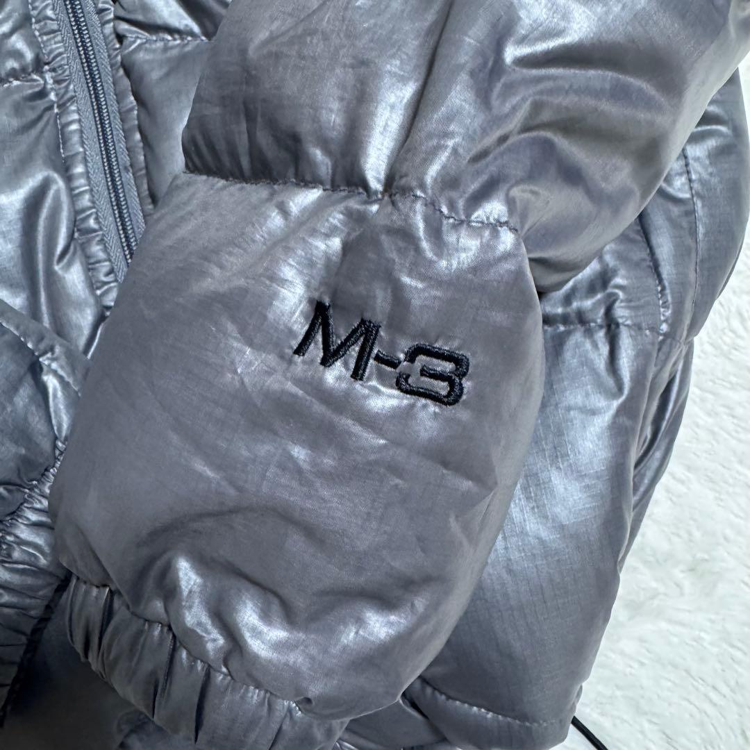 00s Marmot puffy jacket S銀短丈y2kドローコード