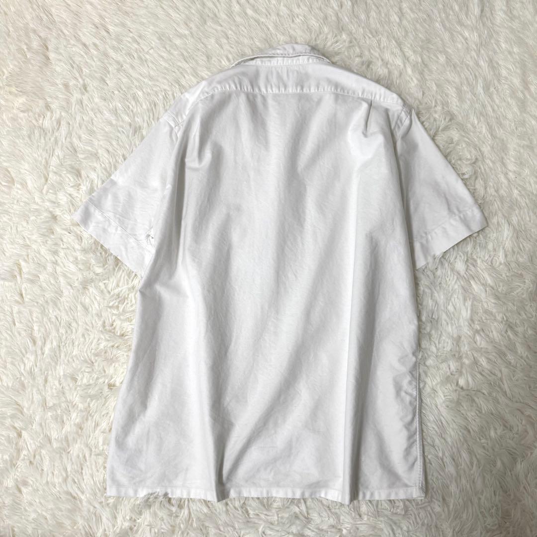 25年モデル✨ラルフローレン x ロンハーマン キャンプシャツ 裾ポニー M 白
