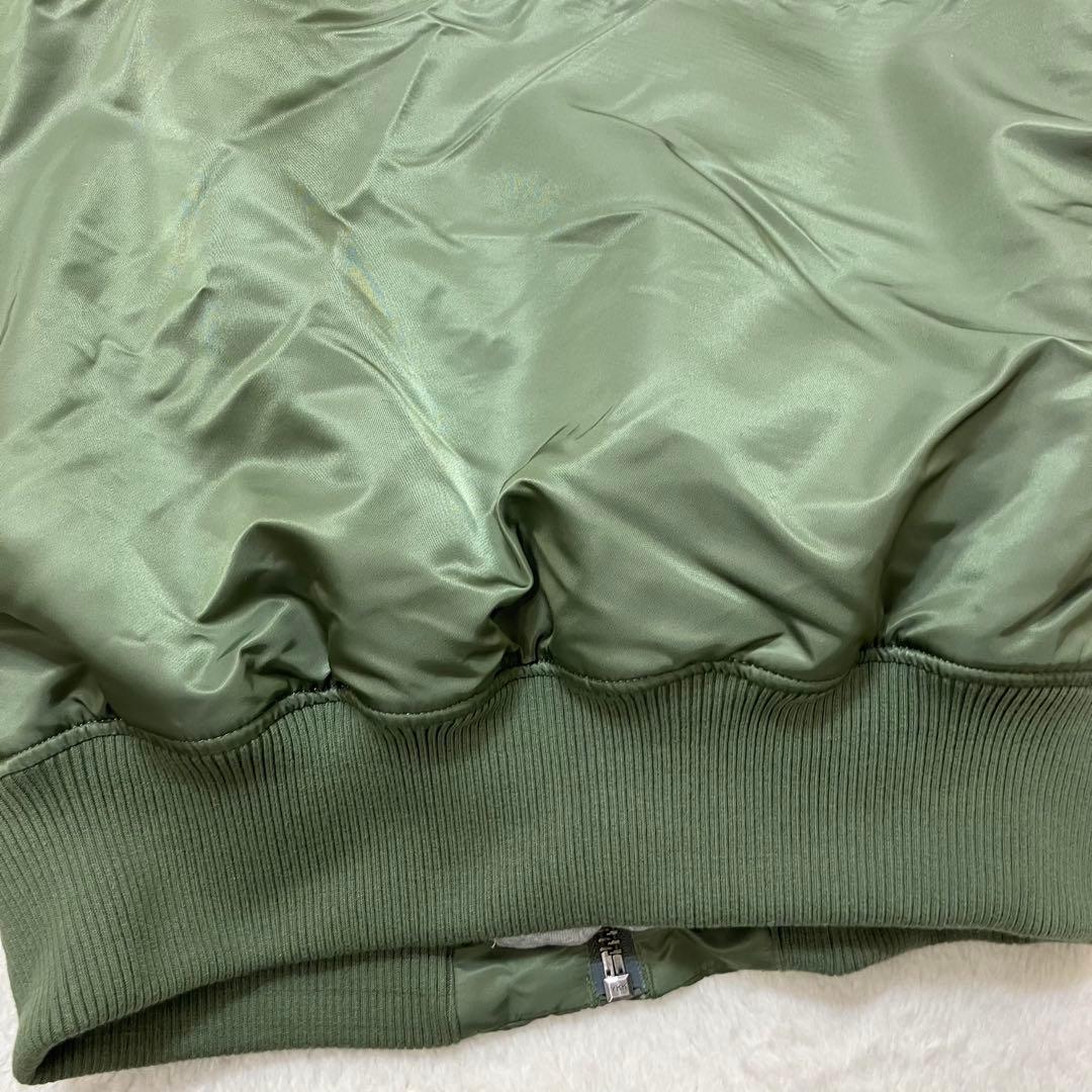 未使用級✨アルファインダストリーズ XL フード・ワッペン 2way MA-1