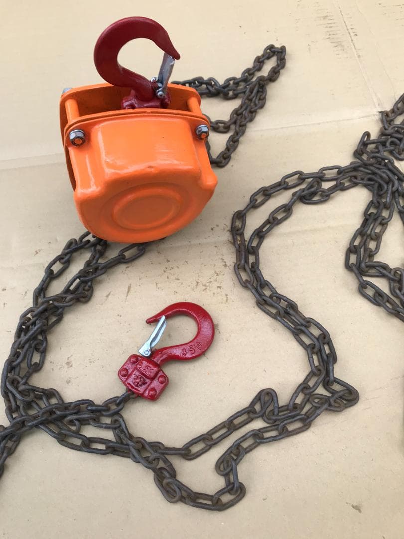 ♪おすすめ品　キトーチェーンブロック手動式　吊り上げ能力500kg