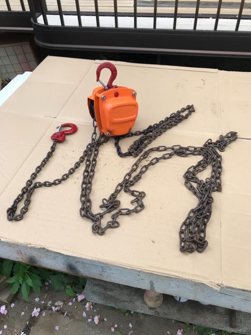♪おすすめ品　キトーチェーンブロック手動式　吊り上げ能力500kg