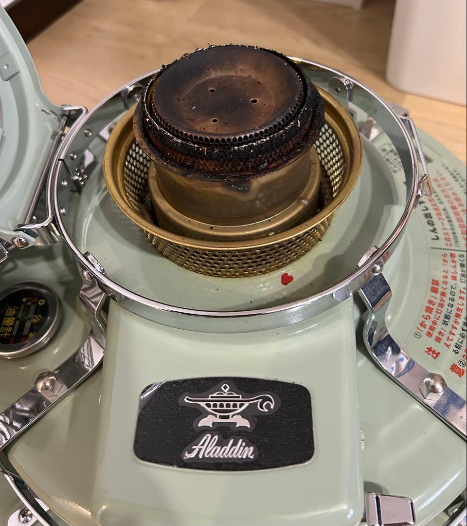 アラジン　ブルーフレーム　グリーン　2014年製　カバー,クリーナー,取説付