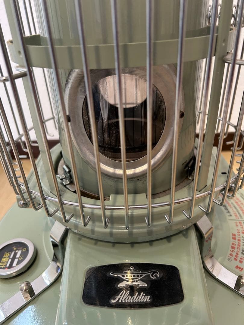 アラジン　ブルーフレーム　グリーン　2014年製　カバー,クリーナー,取説付