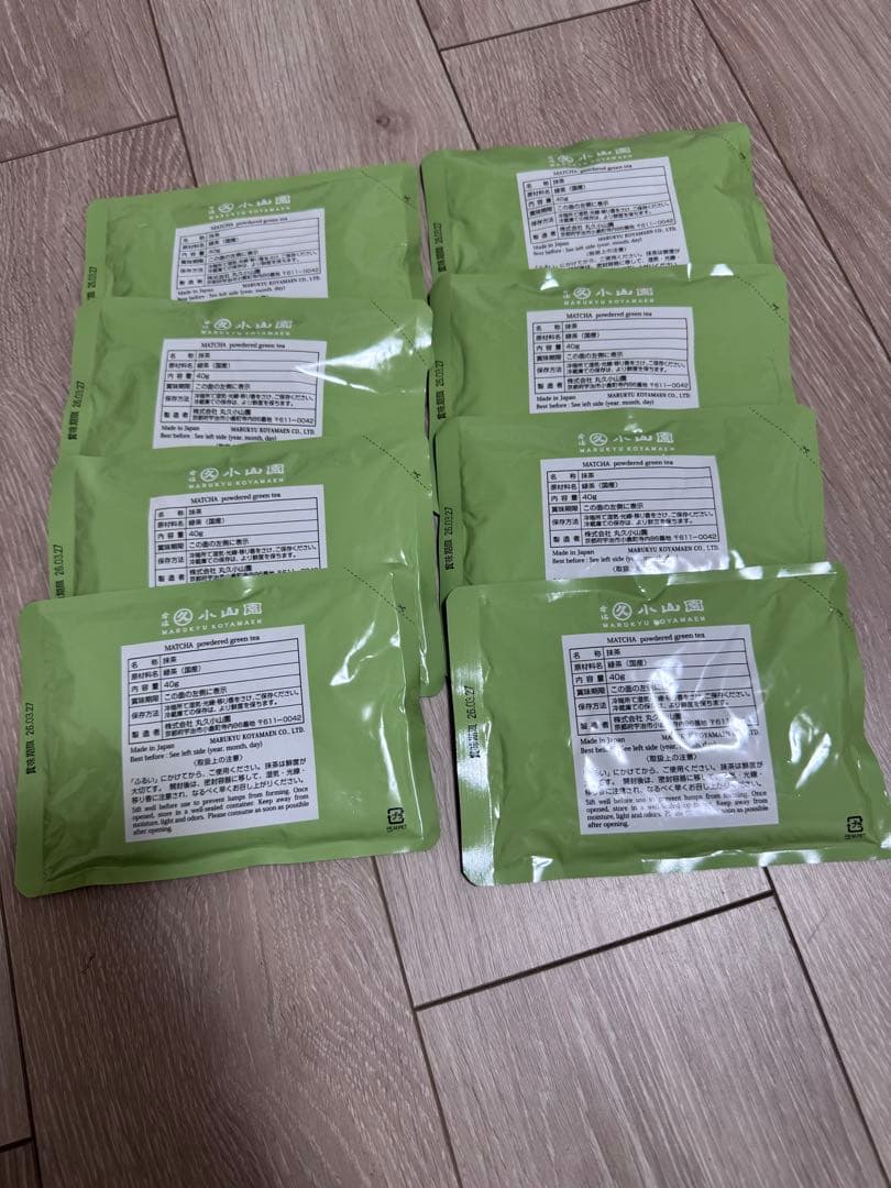丸久小山園 抹茶 五十鈴と青嵐40g x6袋+6缶セット