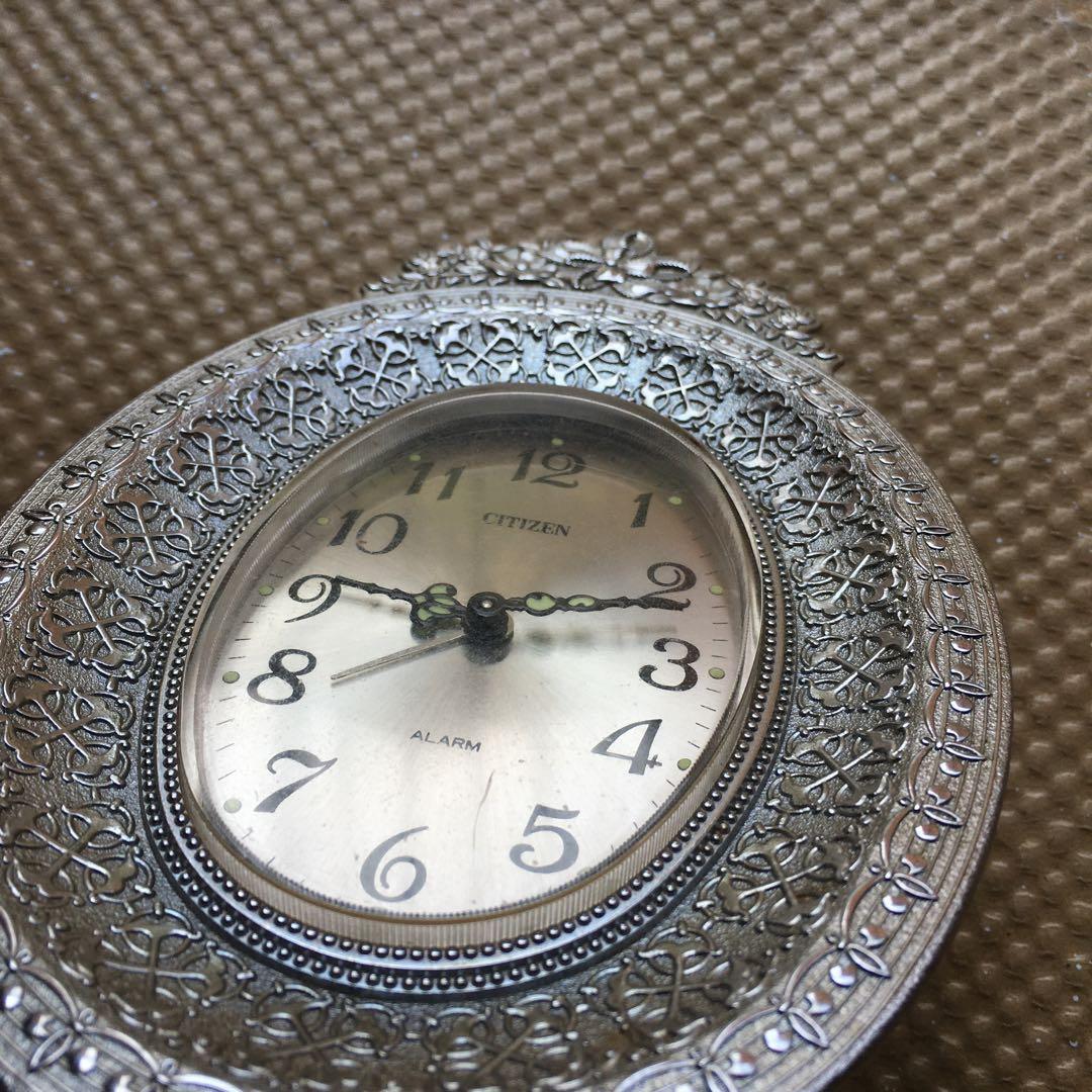 1241 シチズン CITIZEN 手巻式 ALARM 目覚まし時計　置き時計