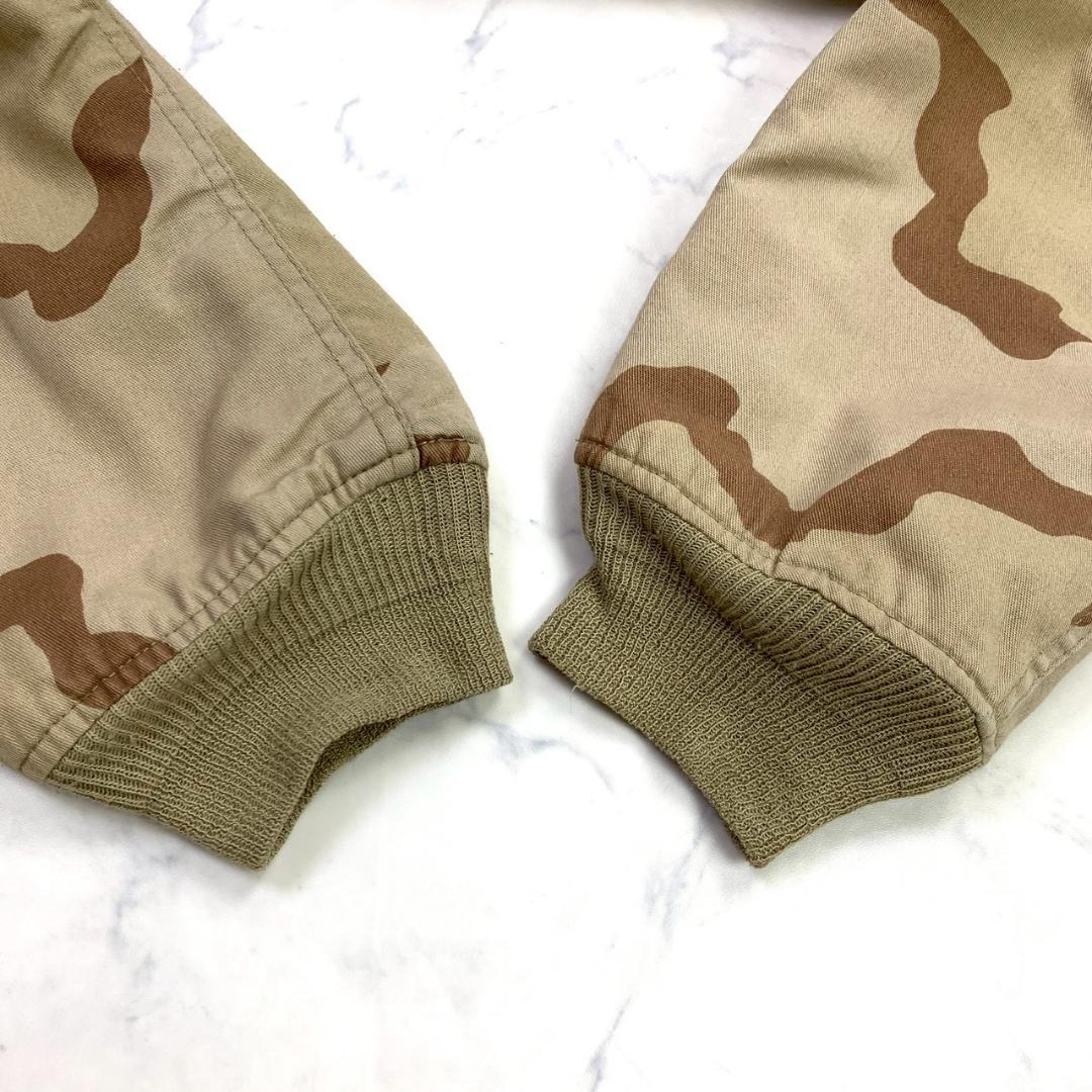 デザートカモ 80s USA製 ALPHA MA-1 コットン L　D962