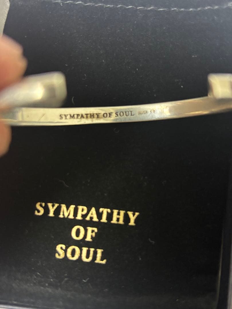 SYMPATHY OF SOUL シルバーバングル　k18