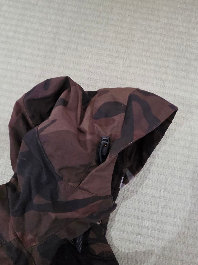 【デサント製】A-SEVEN スノボウェア上下セット L 迷彩 ヒートナビ搭載