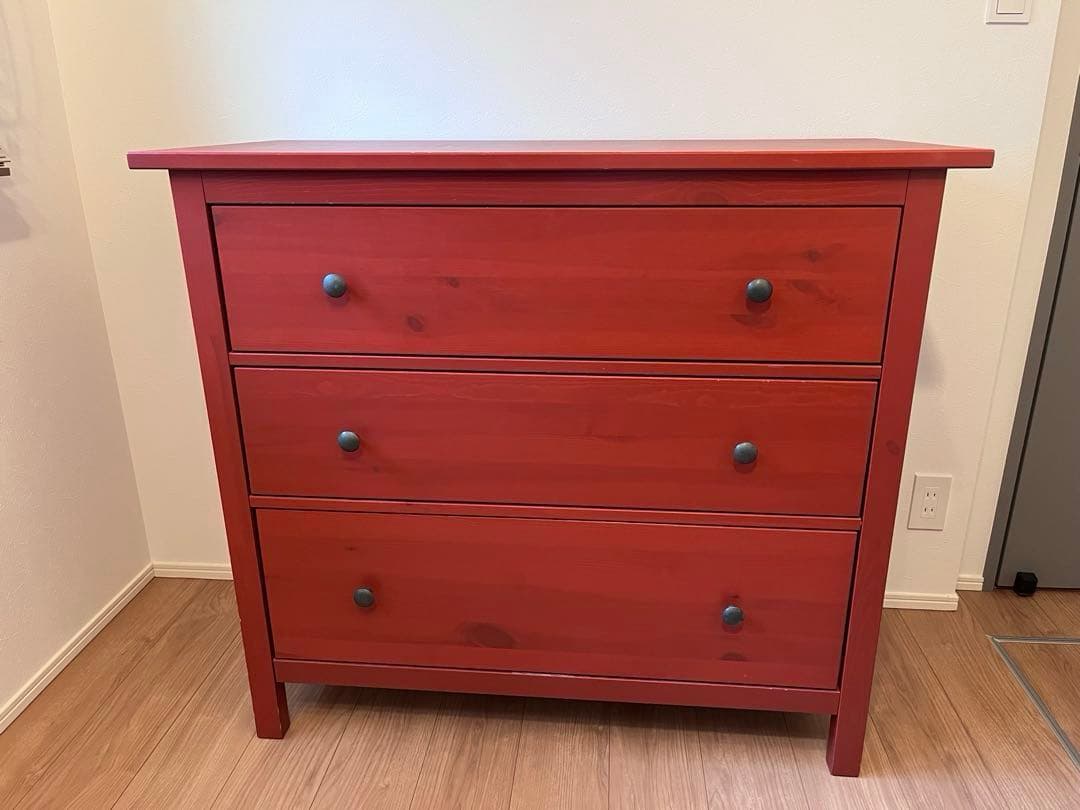 イケア　ヘムネス　IKEA HEMNES 3段チェスト