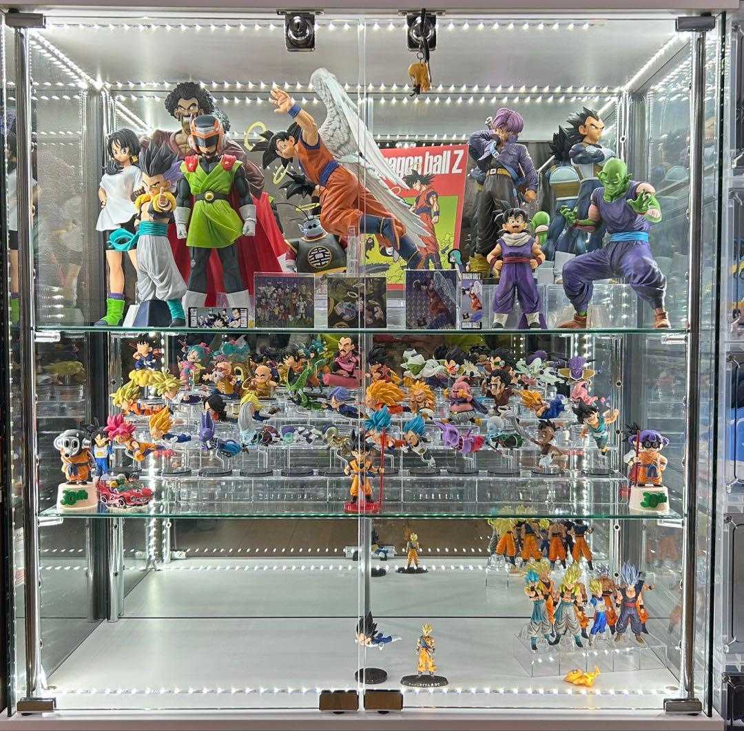 地球家具　コレクションケース　背面ミラー　フィギュア