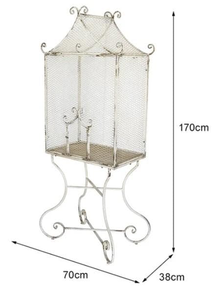 バードケージ プランターハウス アイアン ガーデニング シャビー 85622GH