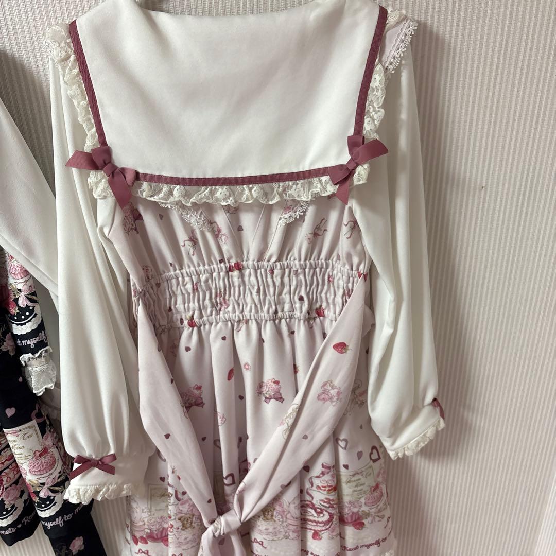 LIZLISA Many Hearts Afternoontea柄ワンピース