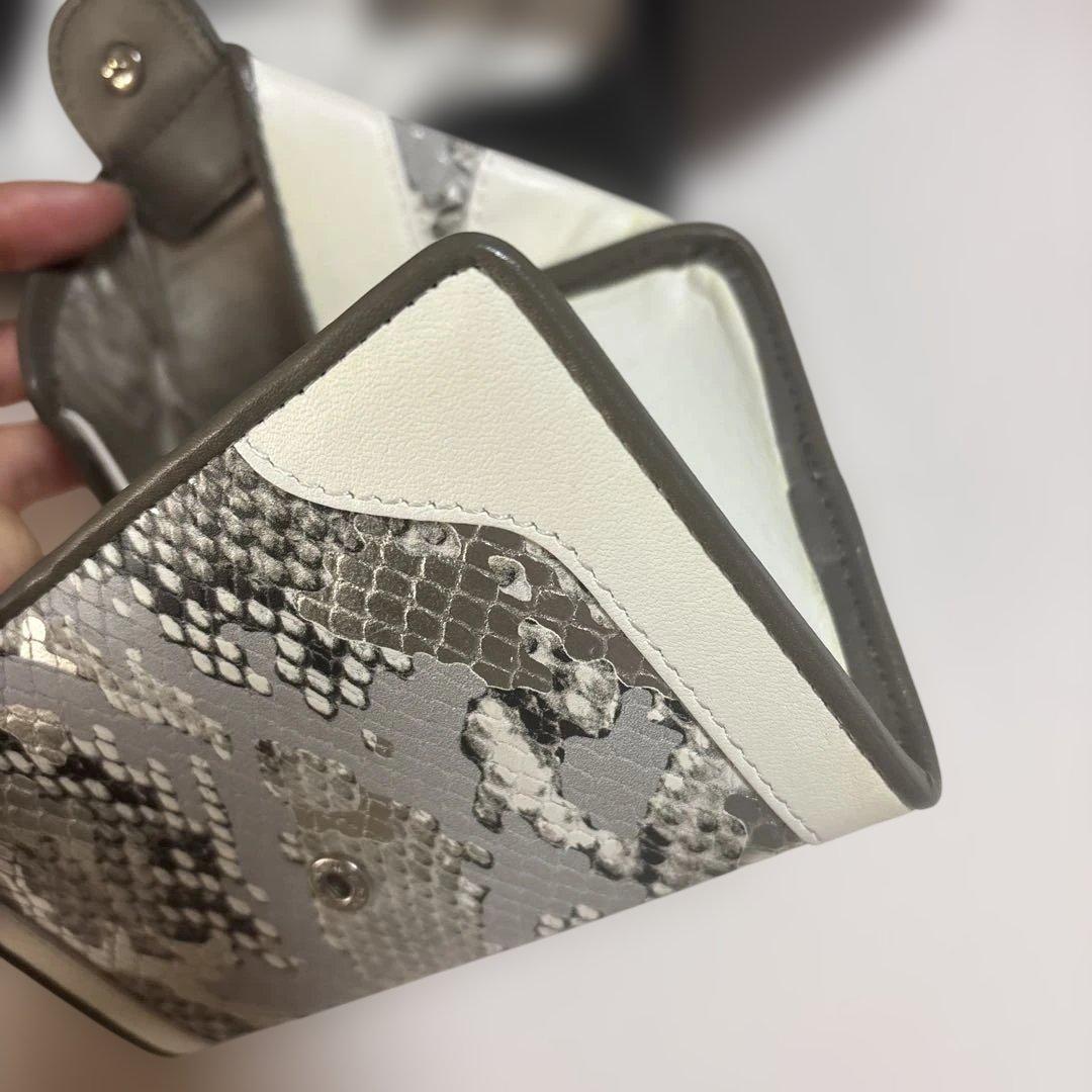Hiroko Hayashi マルチ財布 パイソン柄