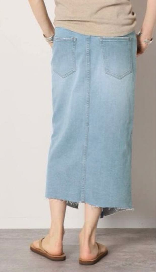 MUSE de Deuxieme Classe DENIM SLIT スカート