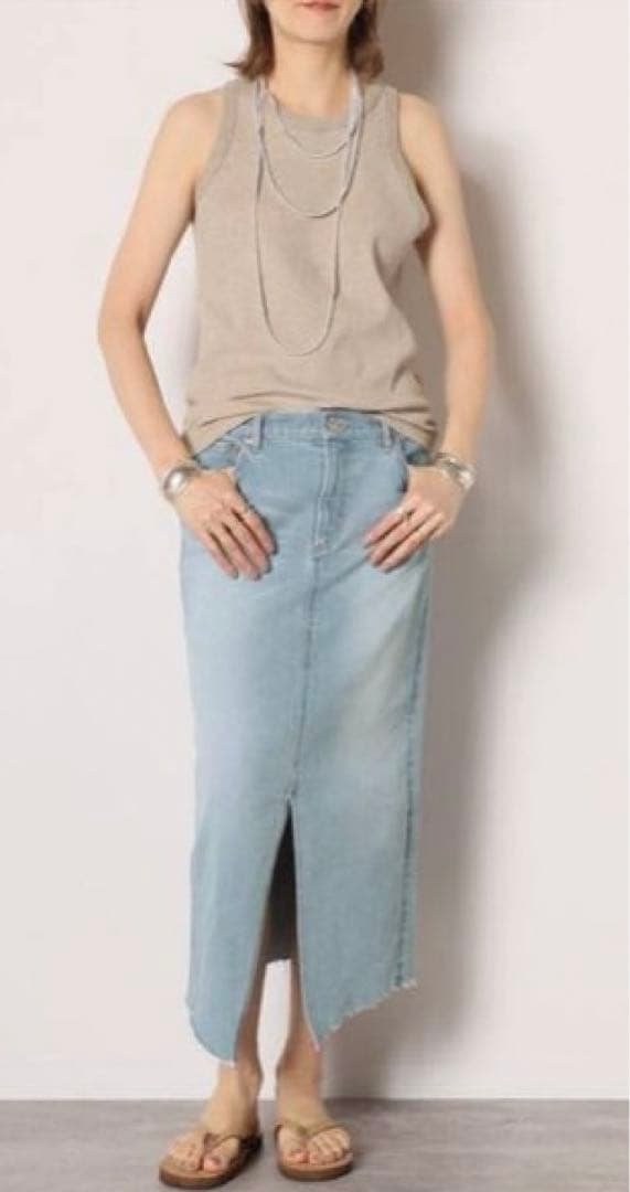MUSE de Deuxieme Classe DENIM SLIT スカート