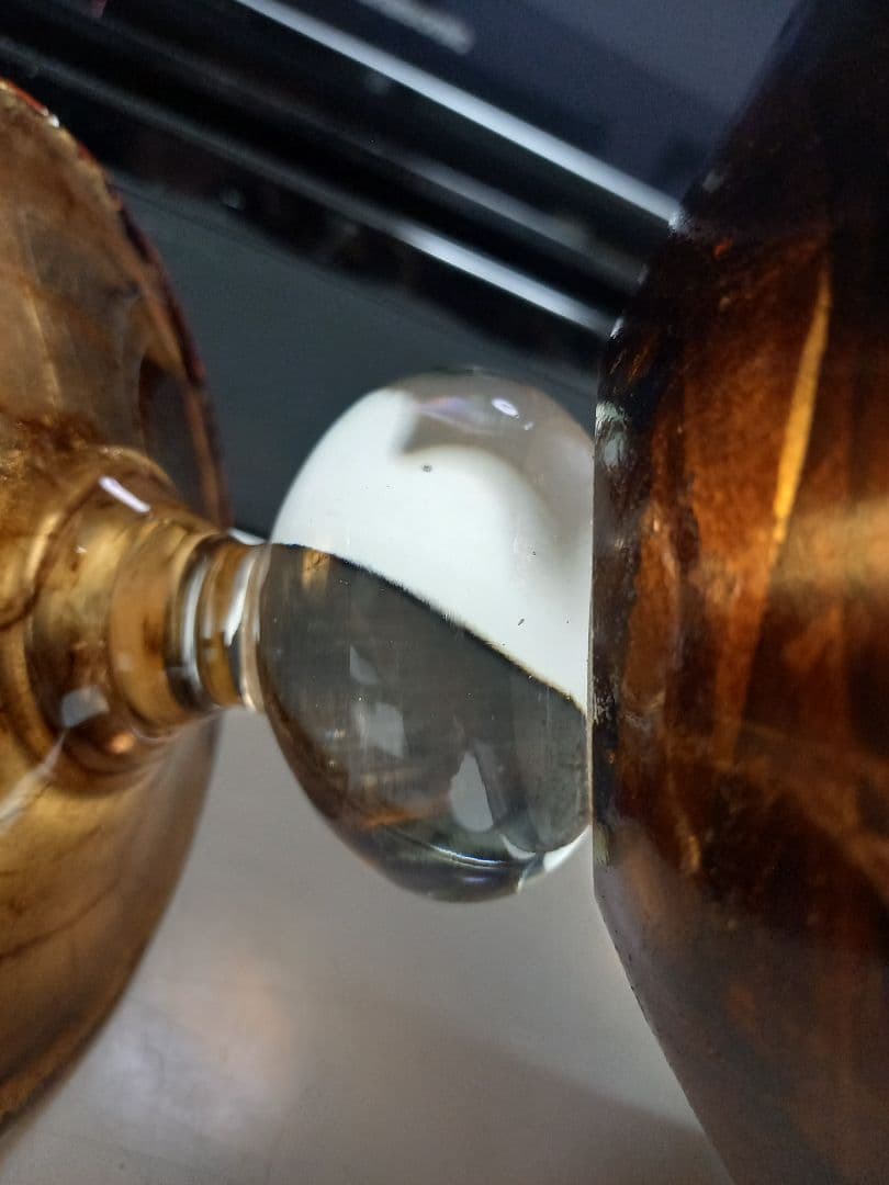 イタリア　ムラーノ　ガラス　水冠　金箔　スタンド　トレー