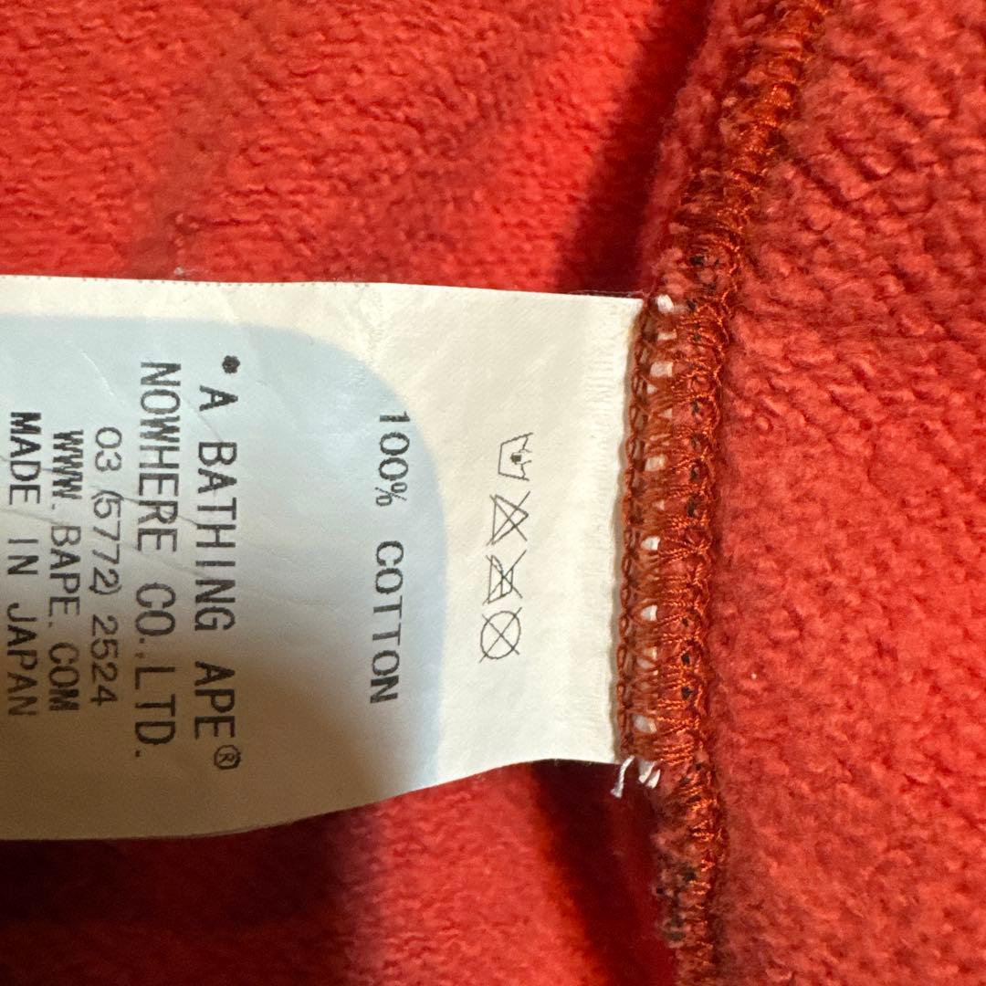 A BATHING APE チェック　ジップパーカー SIZE L