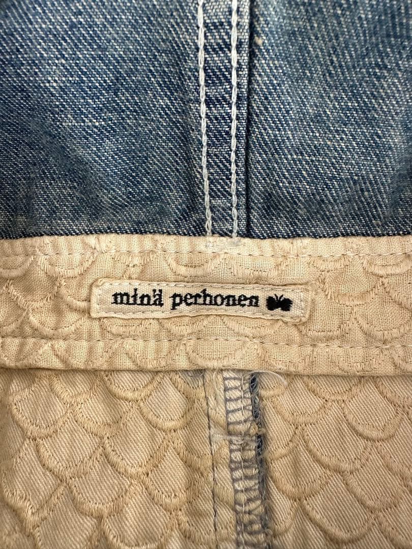最終値下げ【美品】 mina perhonen ミナペルホネン デニムジャンパー
