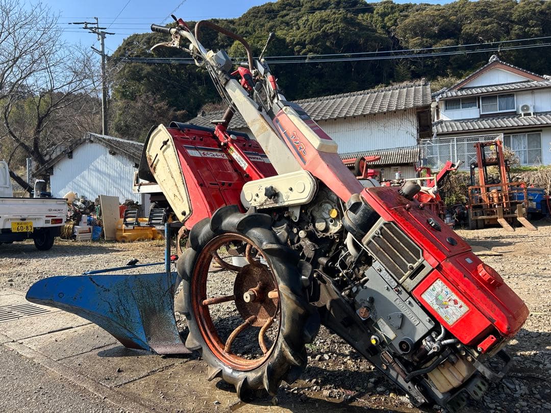 宮崎　ヤンマー　耕運機　セル付　ディーゼル 7.5馬力 YA75 管理機　動画有