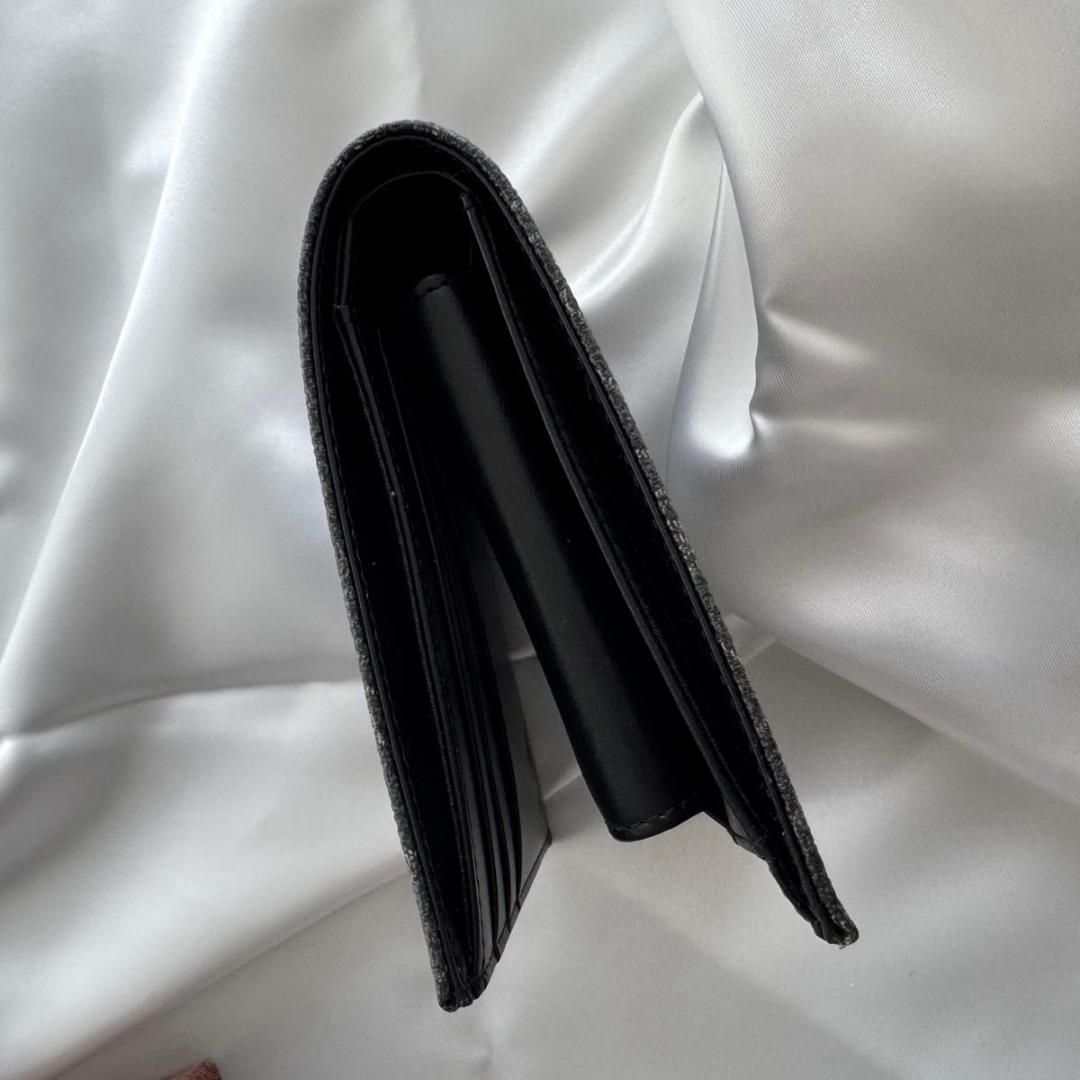 【新品未使用】ETRO エトロ 二つ折り財布 ペイズリー柄 ブラック メンズ