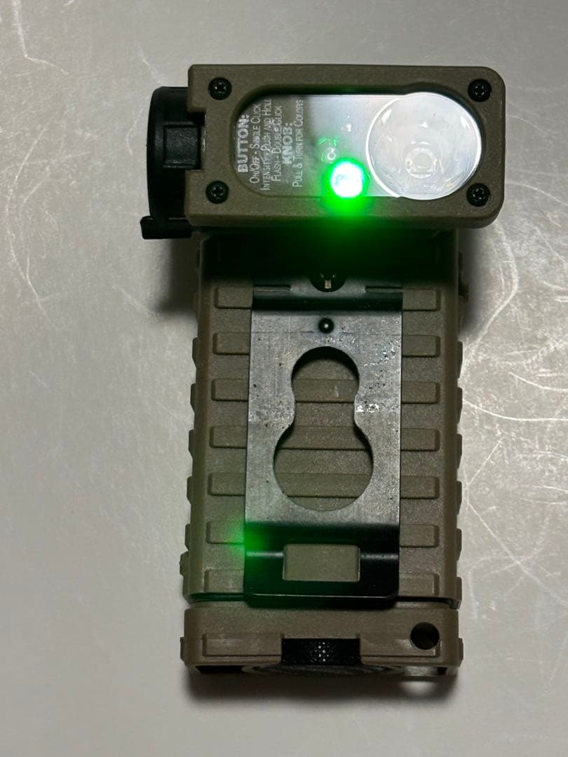 米軍放出品　実物　希少　グリーンライト　ストリームライト　サイドワインダー