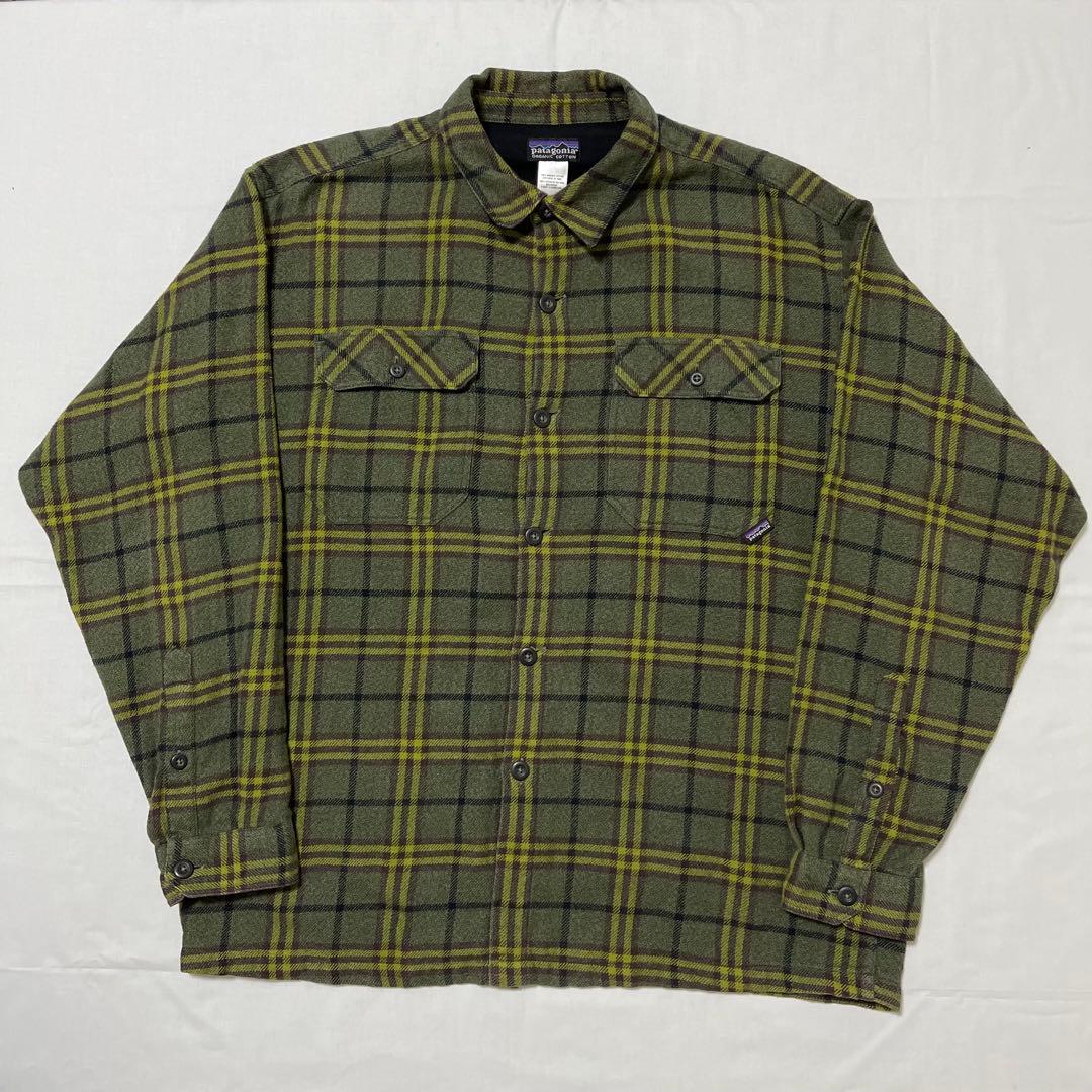patagonia チェック柄ネルシャツ