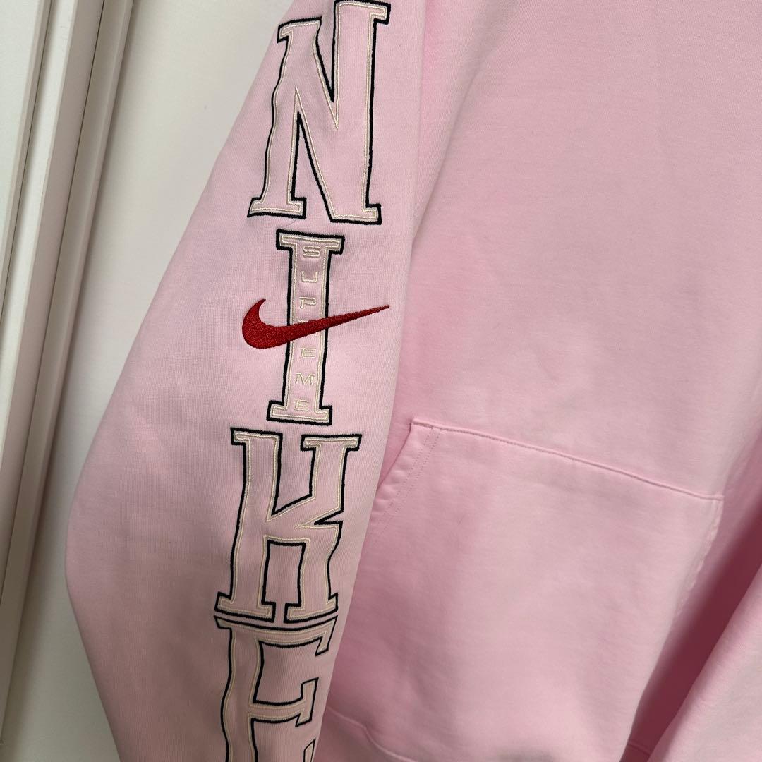 トップス Supreme Nike Hooded sweatshirt LightPink